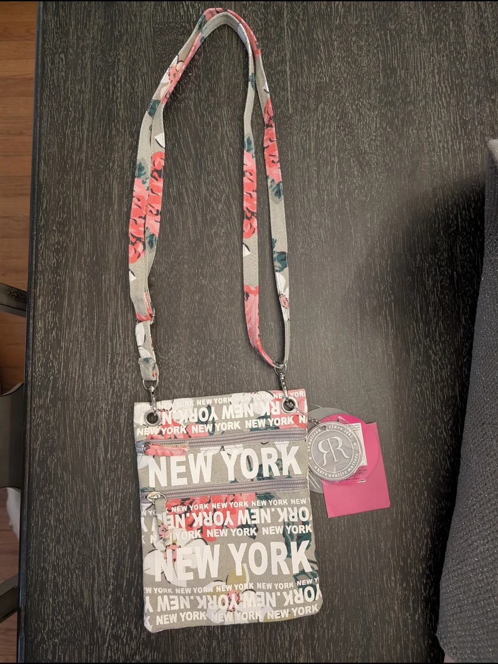 New York Floral Crossbody Bag